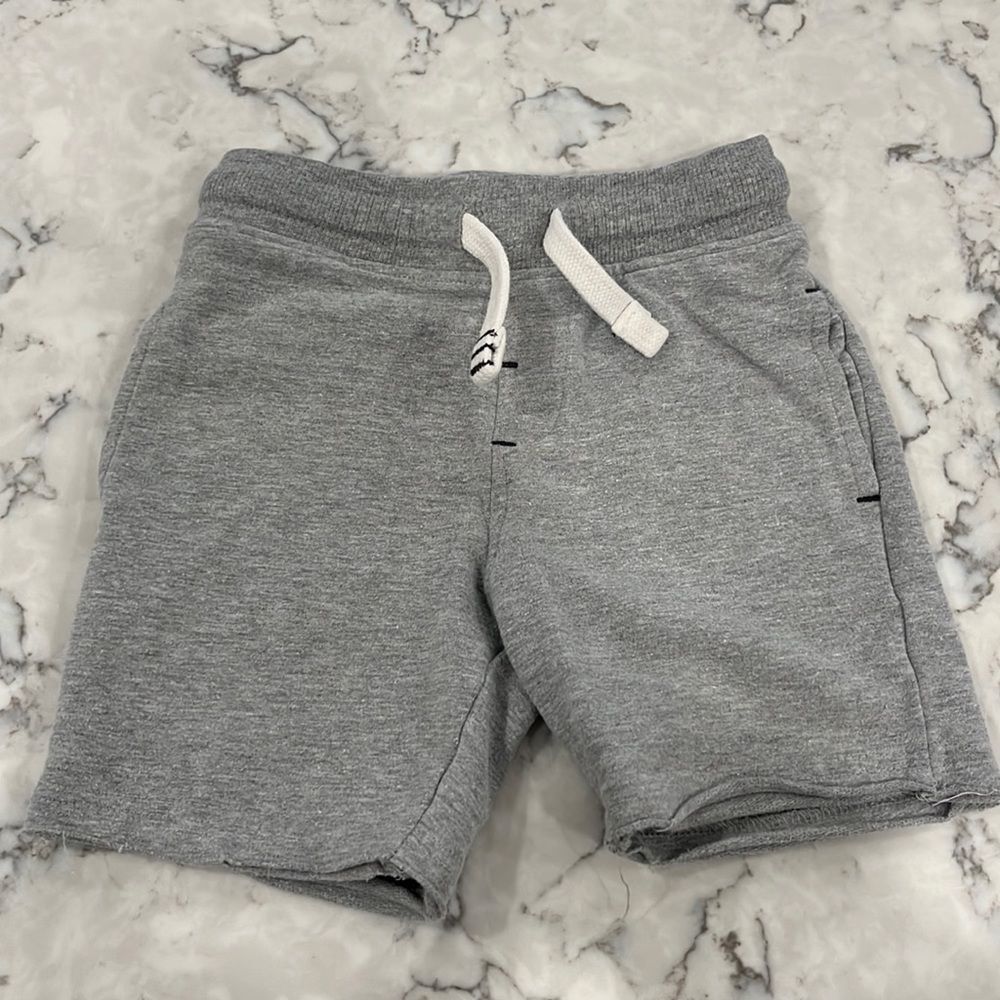 Boys Toddler Size 2T Grey Athletic Drawstring Shorts Bottoms